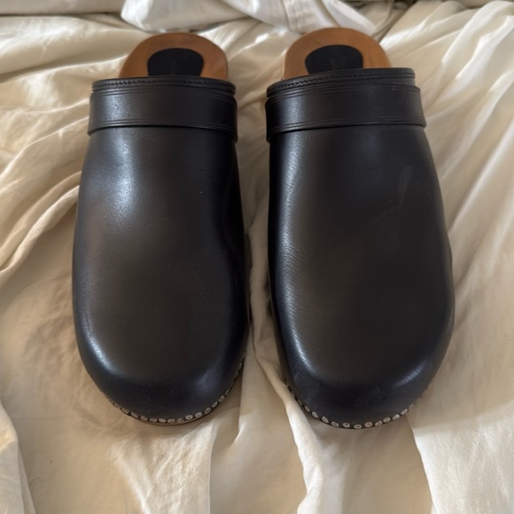 Isabel Marant Leather Studded Accent mules - Picture 1 of 6
